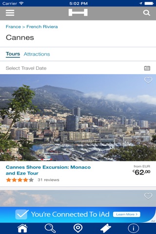 Cannes Hotels + Compare and Booking Hotel for Tonight with map and travel tour screenshot 2