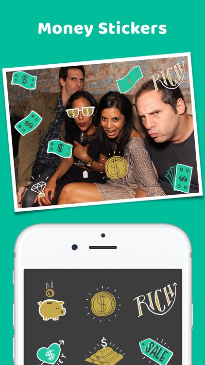 Richify! Money-themed stickers for iMessage