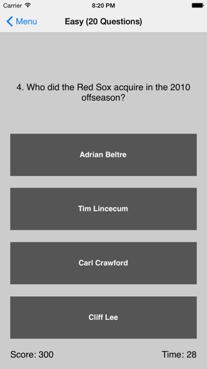 Ultimate Red Sox Trivia(圖3)-速報App