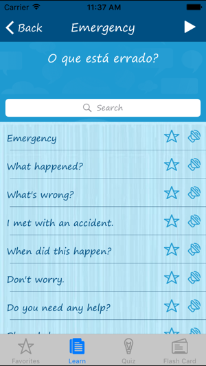 Learn Portuguese Quickly - Phrases, Quiz, Alphabet(圖2)-速報App