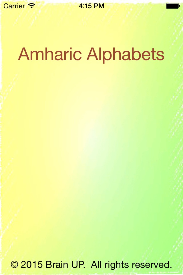 Amharic Alphabets screenshot 2