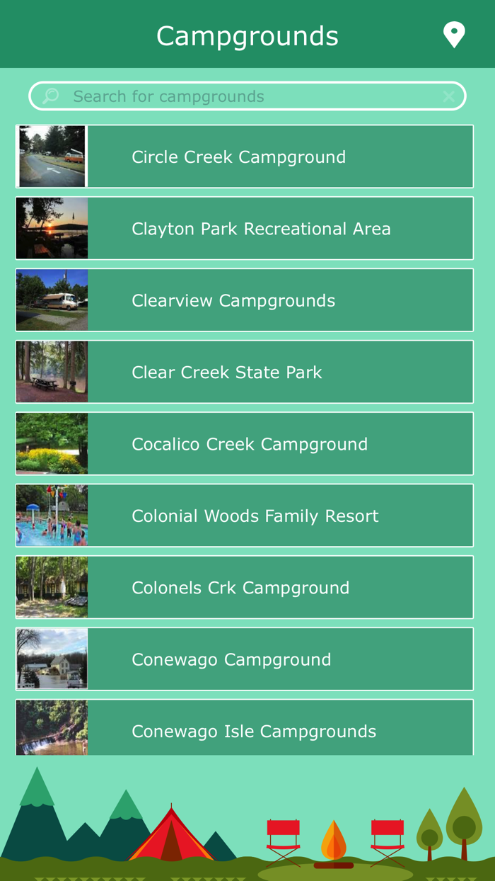 Pennsylvania RV Campgrounds