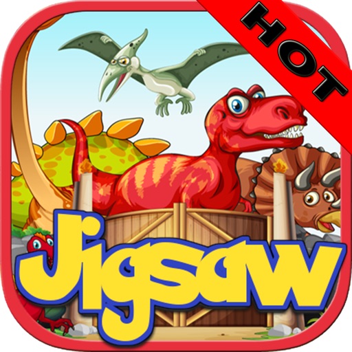 Dinosaur Puzzles For Adults Photo Jigsaw Puzzle iOS App