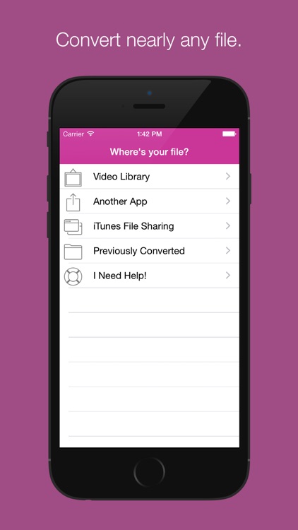 The Video Converter - Convert your video or movie to nearly any file format to open or watch