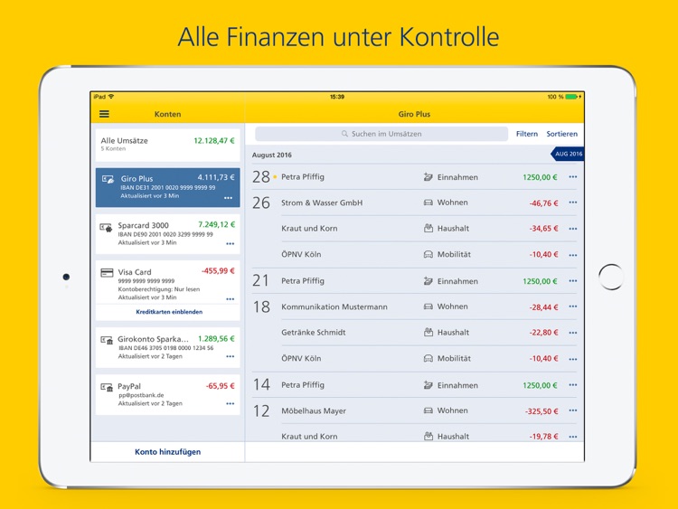 Postbank Finanzass. für iPad