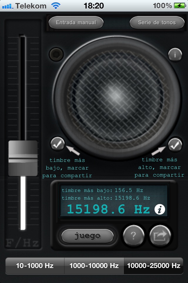 Tone generator screenshot 4
