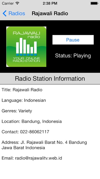 Indonesia Radio Live Player (Bahasa Indonesian / Malay / Jakarta) screenshot-3