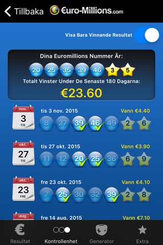 EuroMillions screenshot 3