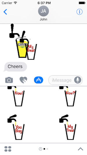 Cheers2U - animated beer stickers(圖2)-速報App