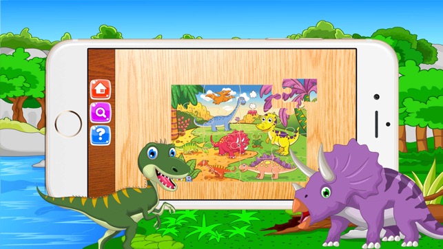 Dinosaur Jigsaw Puzzle Toddler Kids Dino Game Free(圖1)-速報App