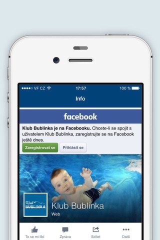 plavani kojencu Praha screenshot 4