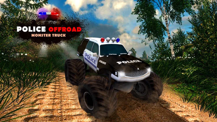 Offroad Police Monster Truck Vs Gangsters Mafia 3D screenshot-3