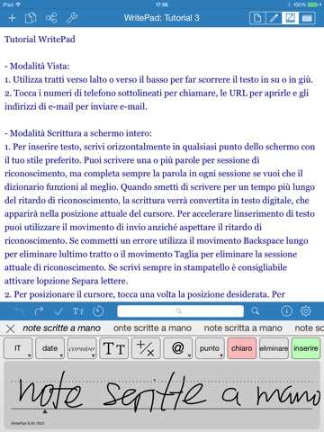 WritePad Italiano screenshot 4