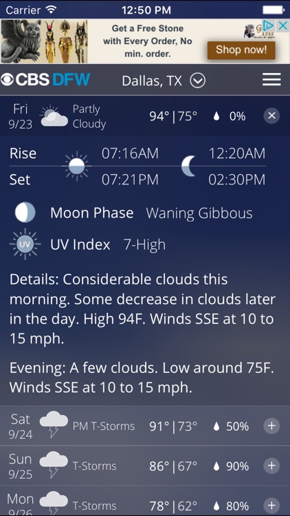 CBS DFW Weather