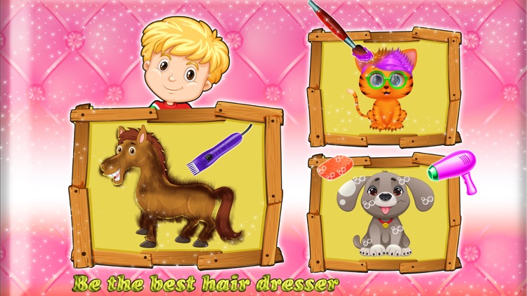 Animal Hair Salon - Style crazy & furry little pets in this makeover mania screenshot-3