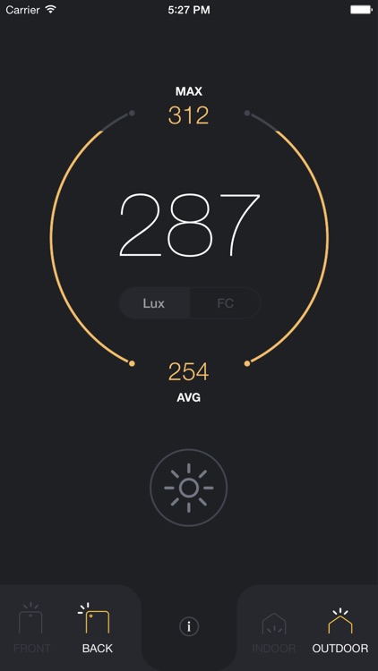 Light Meter - lux and foot candle measurement tool