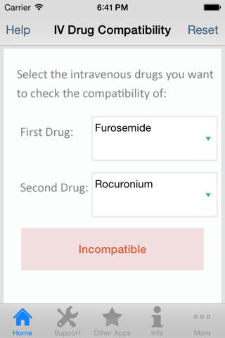 IV Drug Compatibility screenshot 3