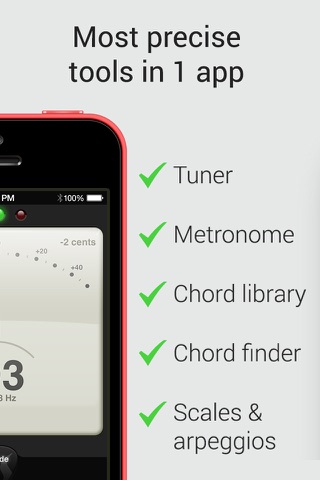GuitarToolkit - tuner, metronome, chords & scales screenshot 2
