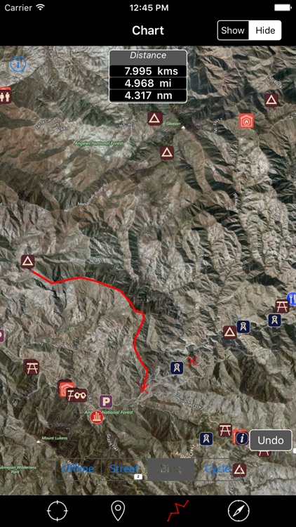 Angeles National Forest – Offline Map Navigator