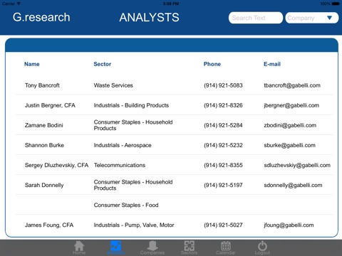 Gabelli  & Company Research screenshot 2