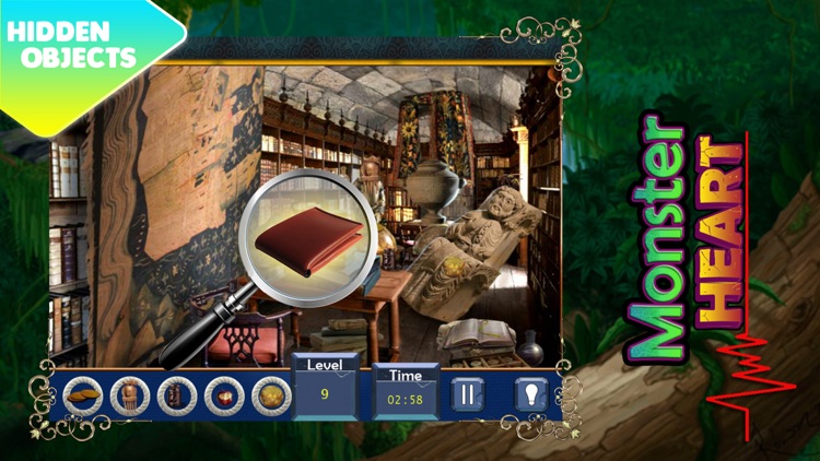 Secrets of the Deep : Monster Heart Hidden Object Games Free Version