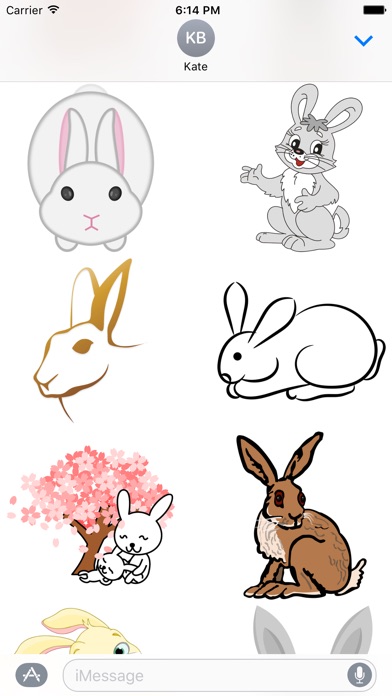 Rabbit Stickersのスクリーンショット1 Rabbit Stickersのスクリーンショット1