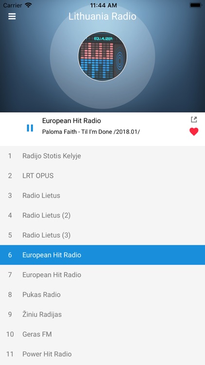 Lithuanian Radio FM: Lietuvos screenshot-3