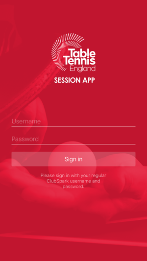 Sessions - TableTennisEngland