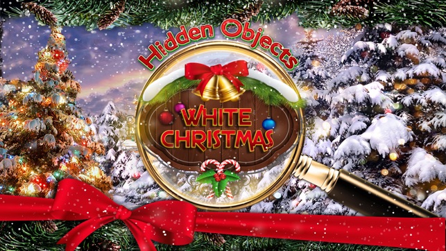 White Christmas Winter Holiday Hidden Ob