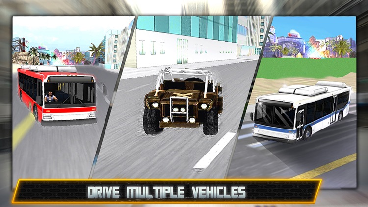 Extreme Mad Crime City Bus Driver 3D Simulator screenshot-3