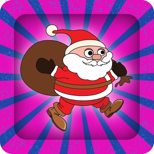 Fly Santa through the Clouds Icon
