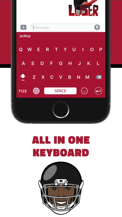 JetMoji - Official Julio Jones Emoji Keyboard screenshot-3