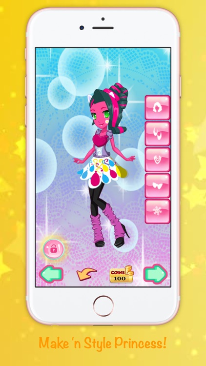 Anime Angel Girl Dress Up : Cute Princess Make Up