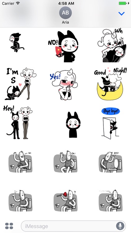 Love of Funny Couple Sticker screenshot-4