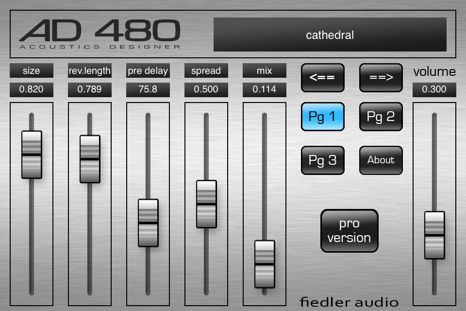 AD 480 basic - Studio Reverb screenshot 3