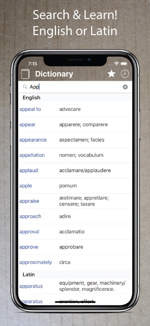 Latin English Dictionary Pro(圖1)-速報App