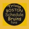 Schedule and Trivia Game for Boston Bruins Fans 2015-2016