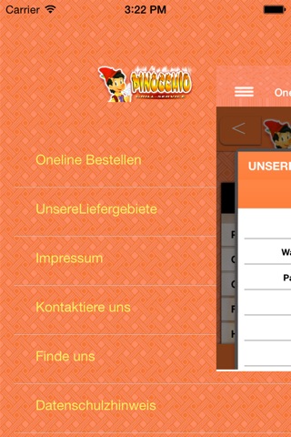 Pinocchio Grill-Service screenshot 3