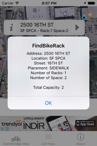 Find A Bike Rack : For San Francisco screenshot 2