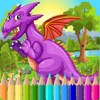 Color ME Fun Coloring Book Dragon for Girls Free