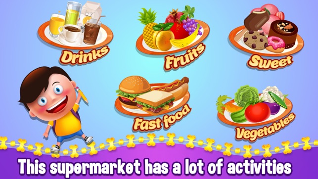 Kids Supermarket Shopping Adventure - Learn Fruits & Vegetab(圖3)-速報App