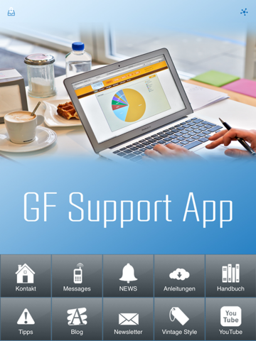Скриншот из GF Support App