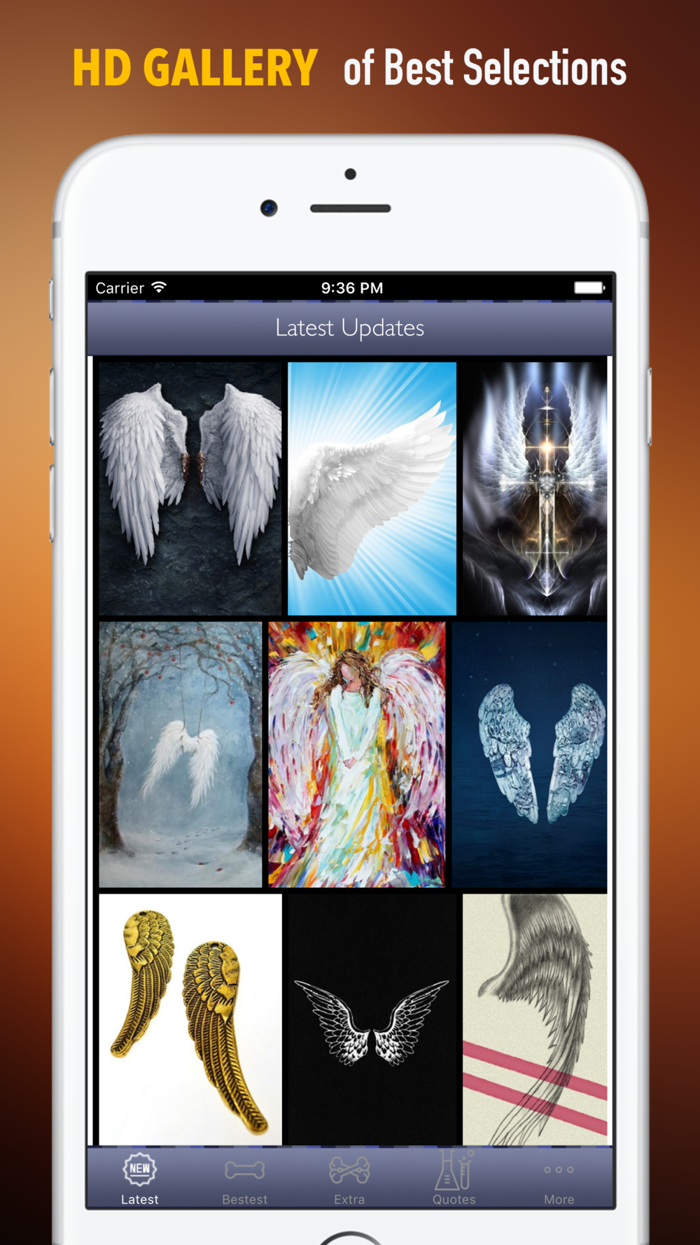 天使的翅膀高清壁纸收藏图库 个性名言主题背景download App For Iphone Steprimo Com