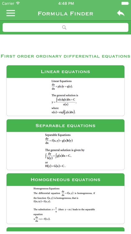 Formula Finder