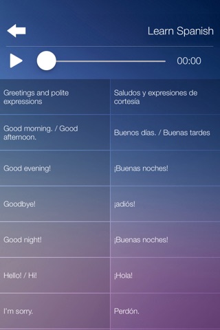 Learn Spanish Language Course screenshot 3