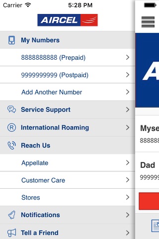 Aircel App- Recharge & BillPay screenshot 2