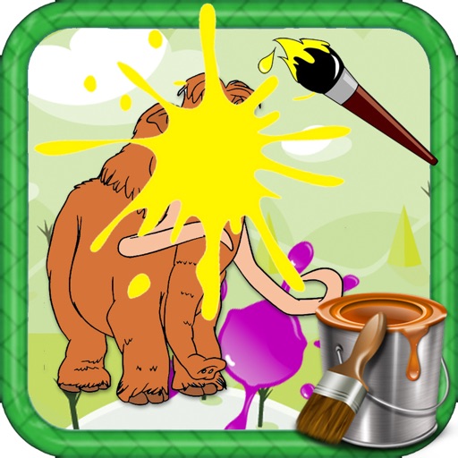 Paint For Kids Game Ice Age Version icon