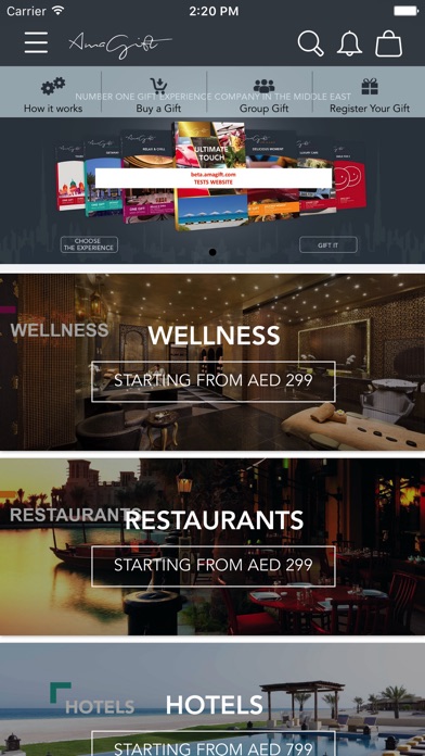 AmaGift - UAE Experiences Gift screenshot 2