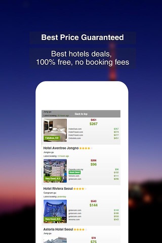 Korea Hotel Booking 80% Deals screenshot 3