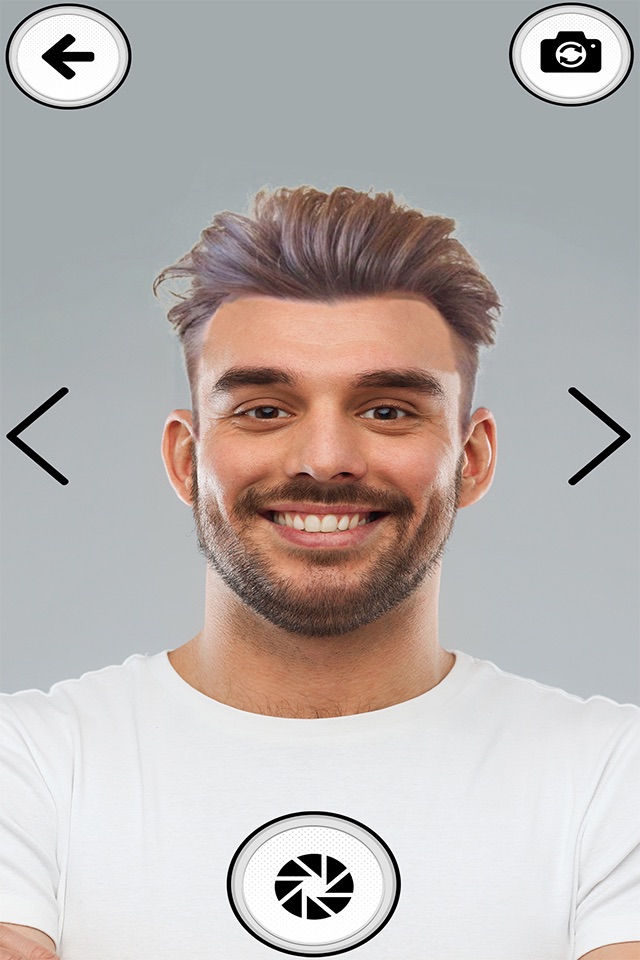 Men HairStyles Photo Editor – Virtual Barber Shop screenshot 3